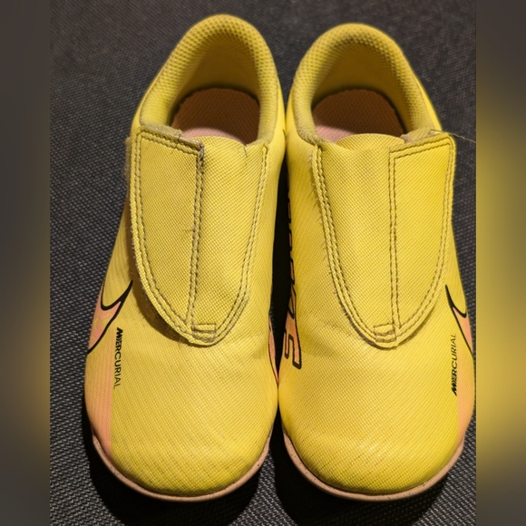Nike Mercurial Vapor 15 Club Yellow Strike/Sunset Kids 12C - Picture 3 of 13